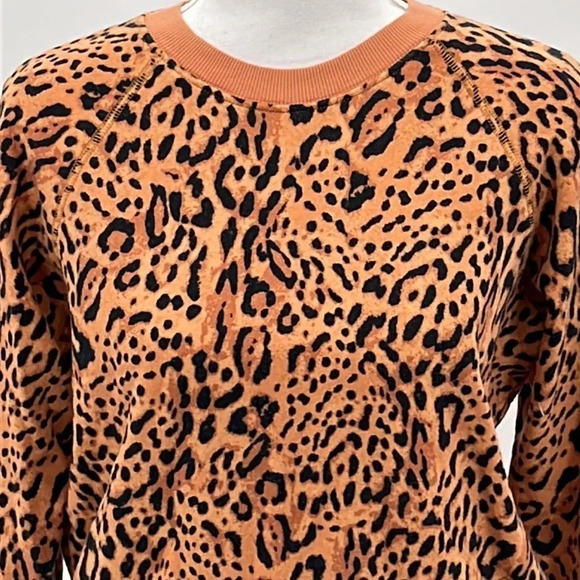 Billabong Sun Shrunk Leopard Print Sweatshirt - NWOT - Size Small (Juniors) - Picture 3 of 8